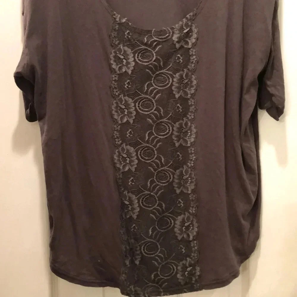 Free People Olive Green Top